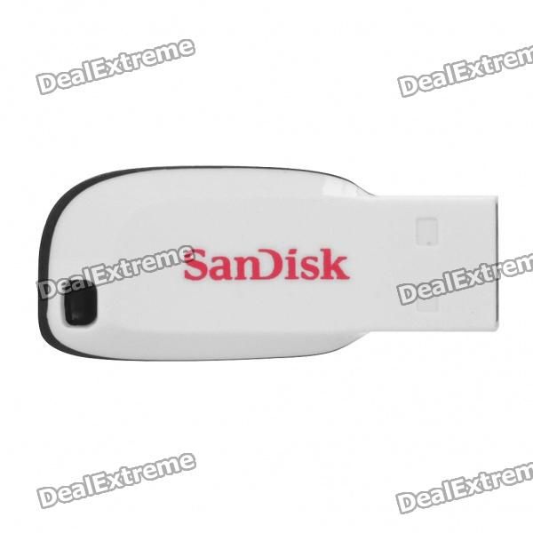 Genuine SanDisk USB Flash Drive - Branco + Preto (8GB)