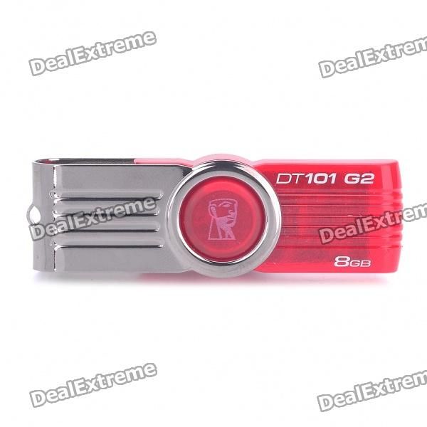 Genuine Kingston DataTraveler 101 USB 2.0 Flash Drive - Verm