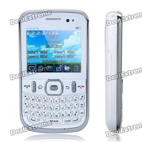 L1 Quad-SIM GSM QWERTY Barphone w / 2.2 "LCD, Wi-Fi, JAVA e