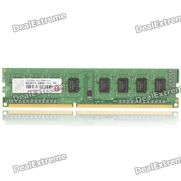 Genuine Transcend JM1333KLN2G-281 2GB de memória DIMM DDR3 d